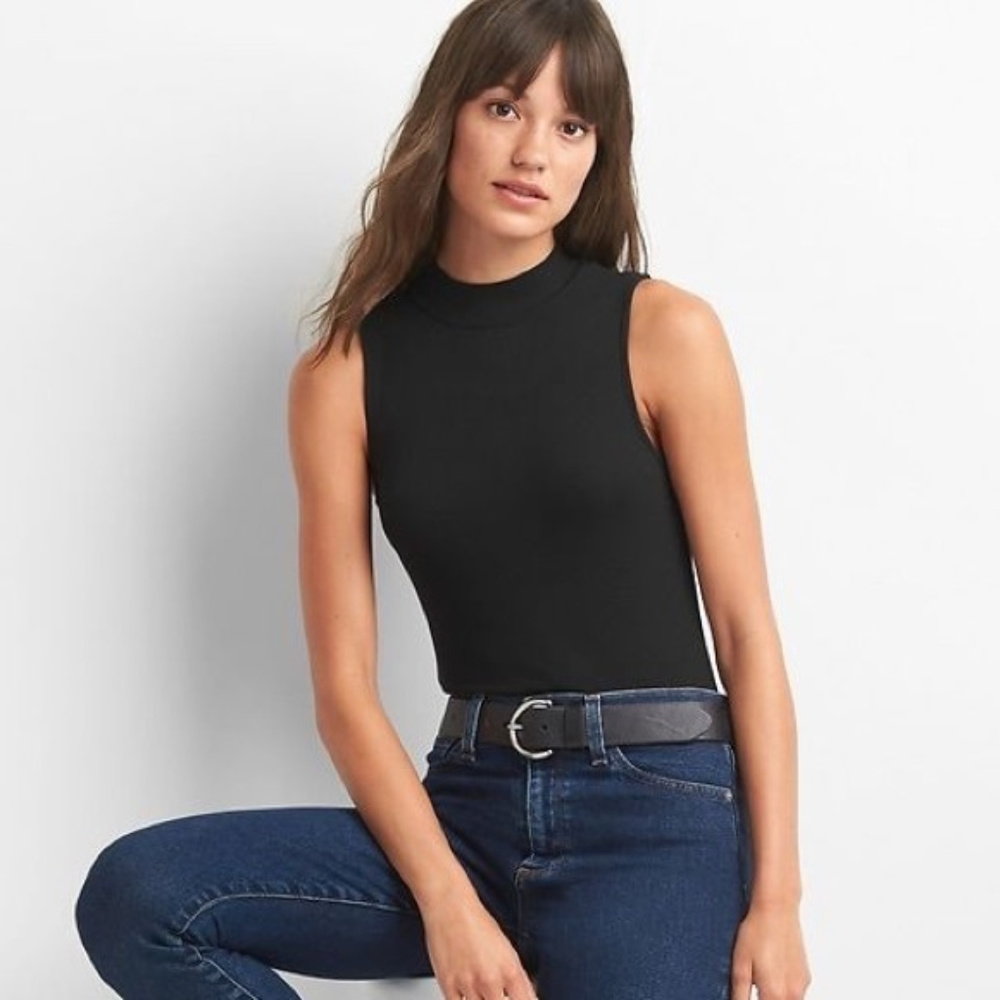 Gap Mock Neck Bodysuit NWT